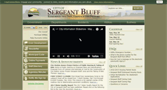 Desktop Screenshot of cityofsergeantbluff.com